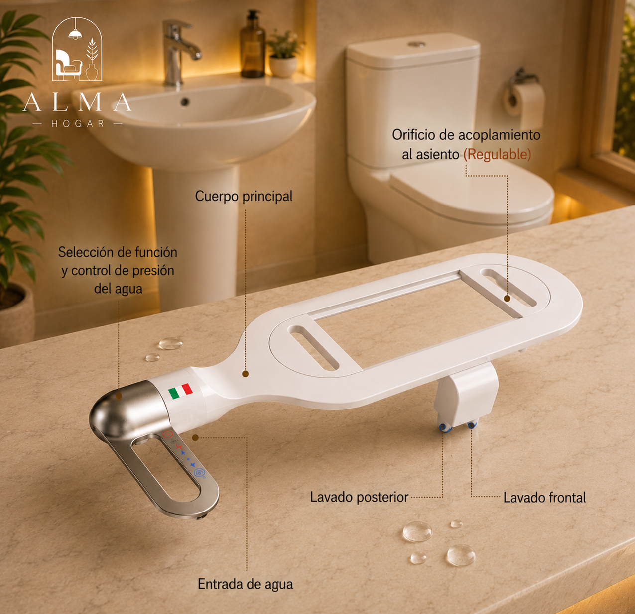 ADAPTADOR PARA INODORO AQUAFLUSH.