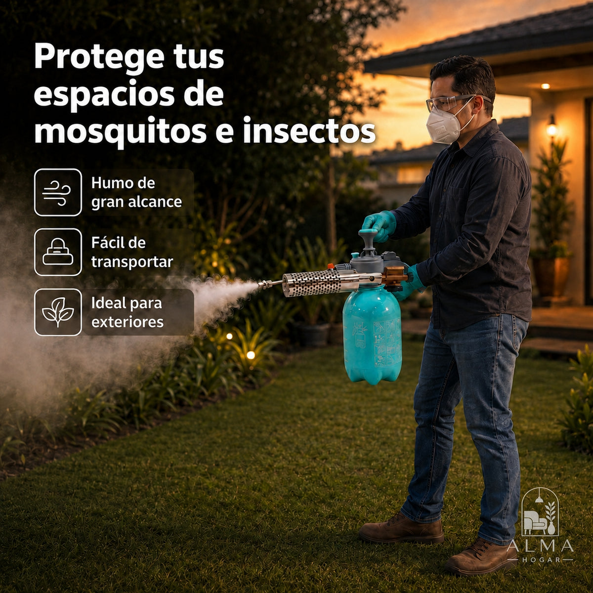 FUMIGADORA DE HUMO PORTATIL